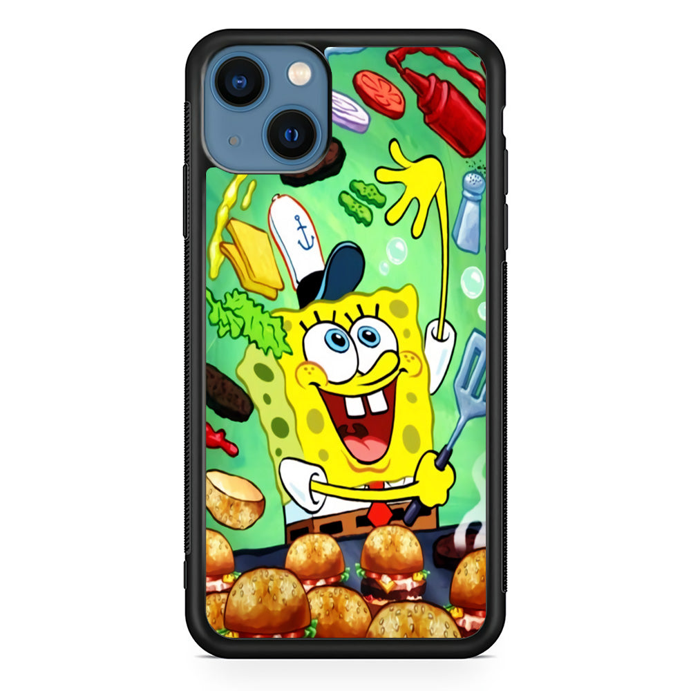 Spongebob Chef job iPhone 14 Plus Case - Carneyforia