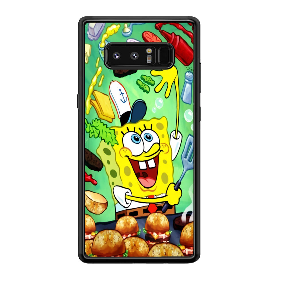 Spongebob Chef job Samsung Galaxy Note 8 Case