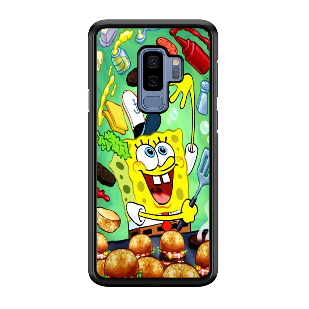 Spongebob Chef job Samsung Galaxy S9 Plus Case