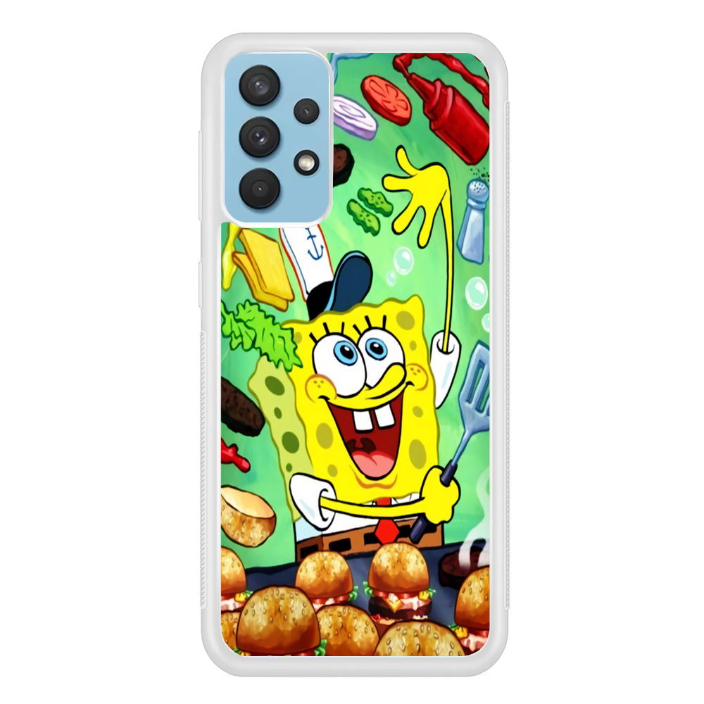 Spongebob Chef job Samsung Galaxy A32 Case