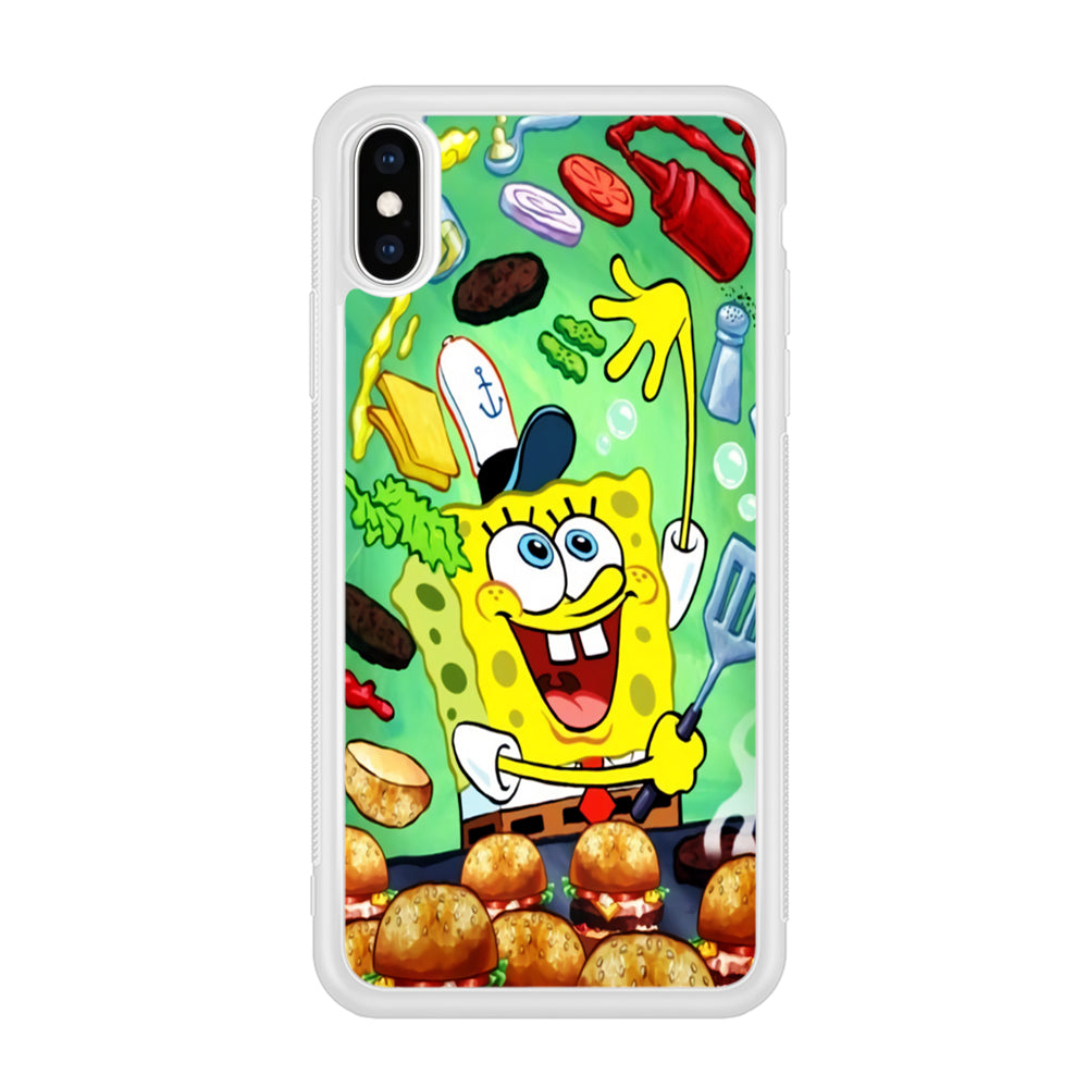 Spongebob Chef job iPhone X Case
