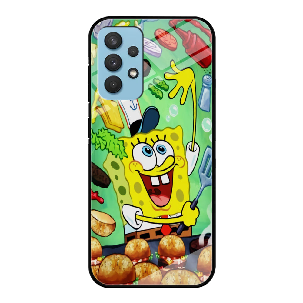 Spongebob Chef job Samsung Galaxy A32 Case