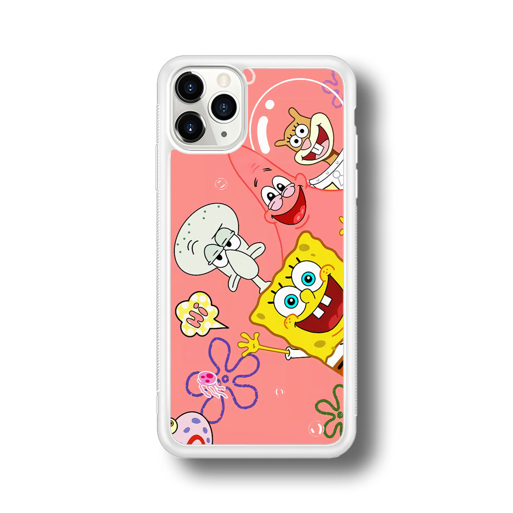 Spongebob With Best Best Friends iPhone 11 Pro Max Case