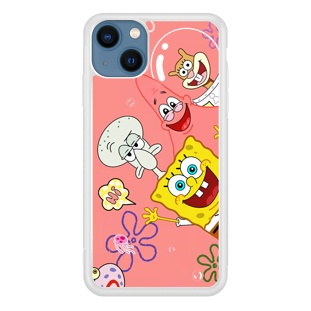 Spongebob With Best Best Friends iPhone 13 Case