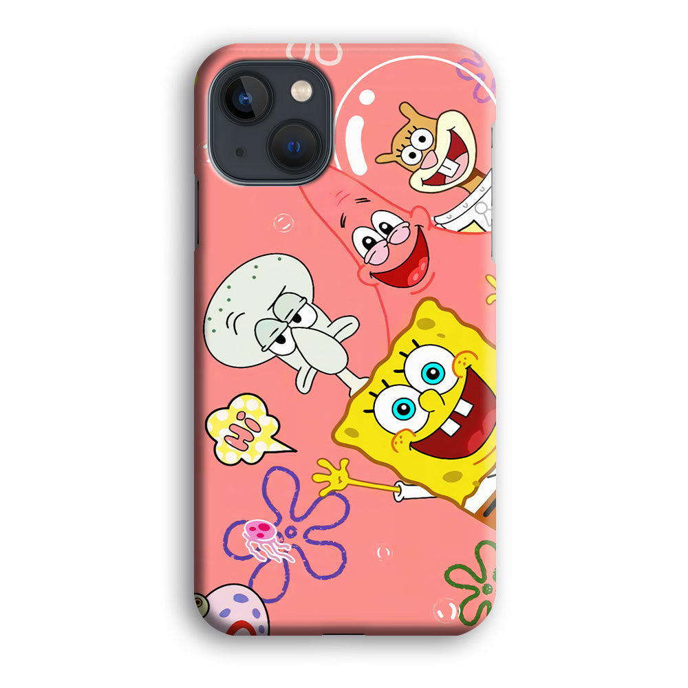 Spongebob With Best Best Friends iPhone 13 Case