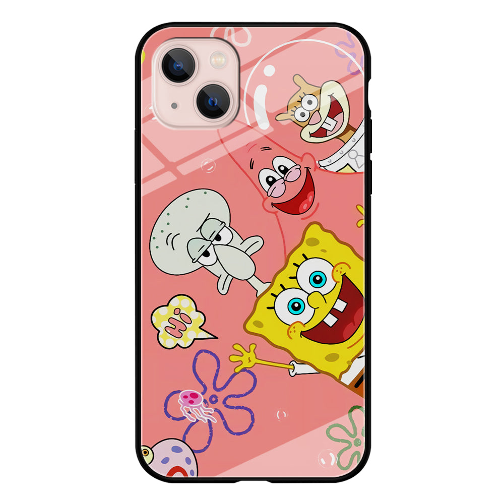 Spongebob With Best Best Friends iPhone 13 Case