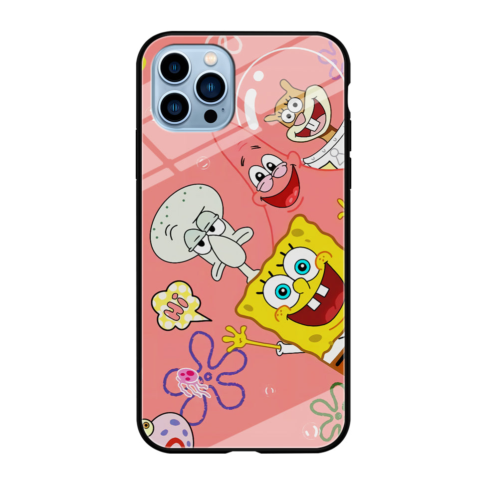 Spongebob With Best Best Friends iPhone 12 Pro Case