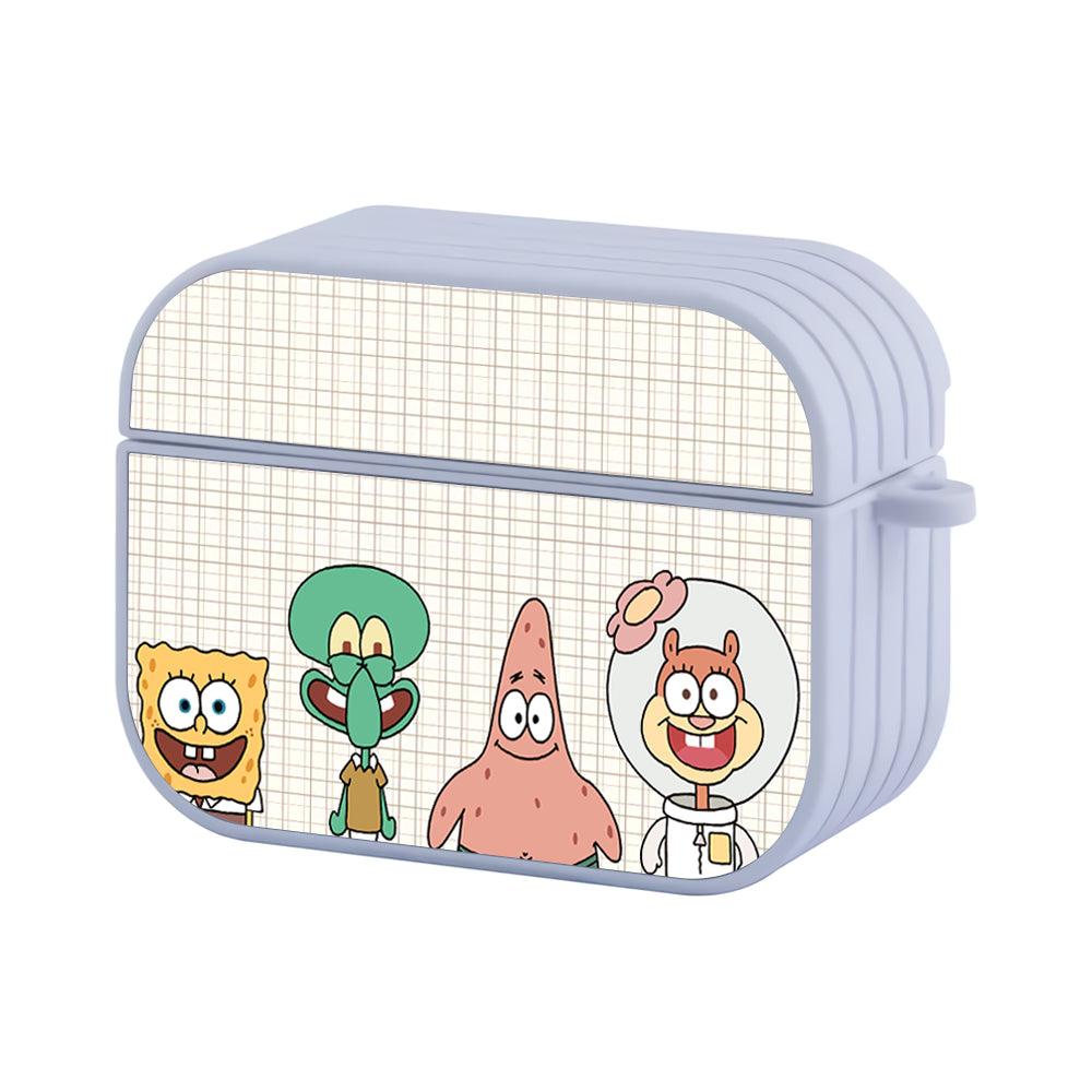Spongebobs Smile from Deep Sea Apple Airpods Pro Case White