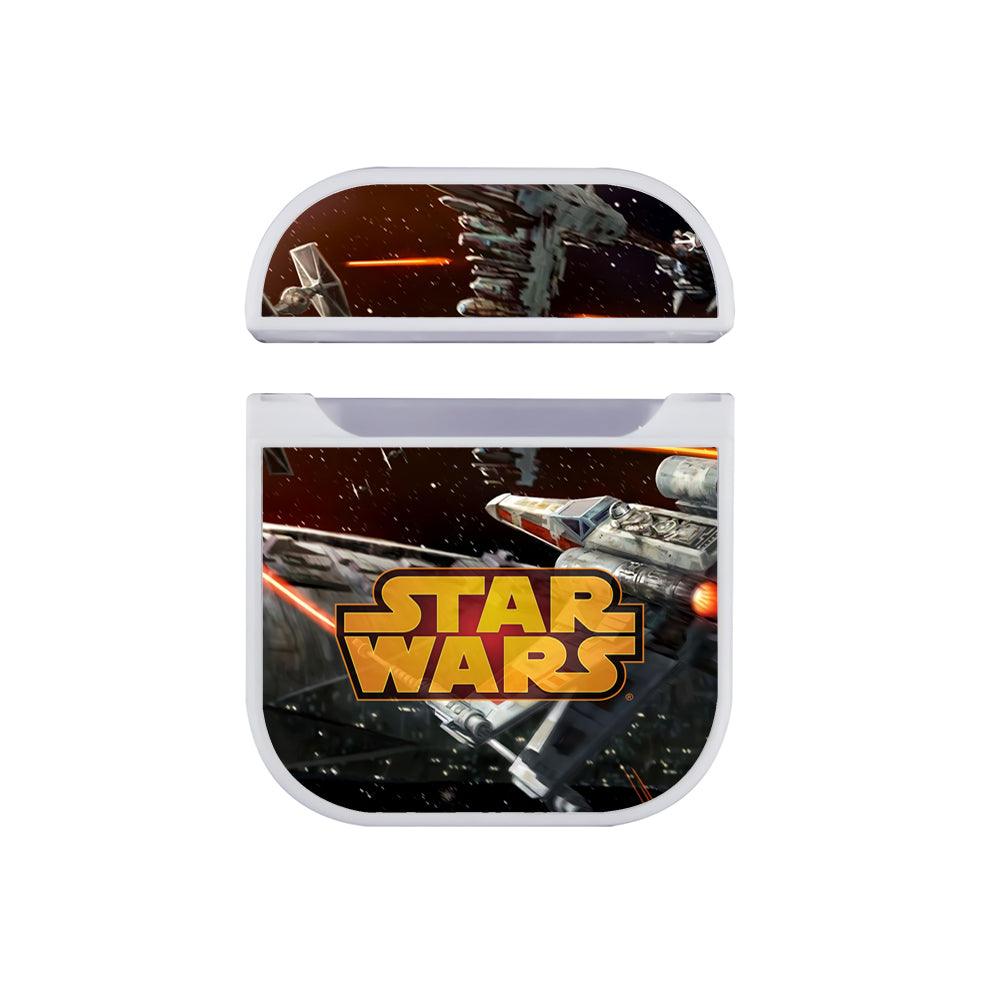 Star Wars Laser from The Aircraft Apple Airpods Case White