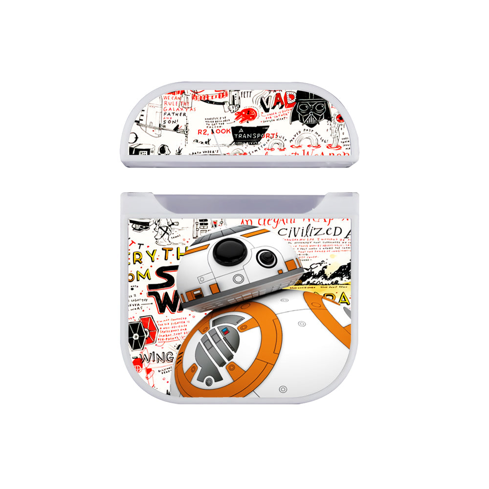 Starwars BB 8 Apple Airpods Case White