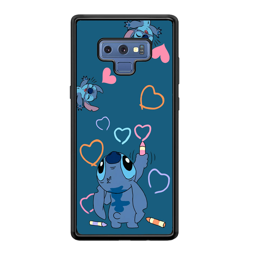 Stitch Drawing Lovely Samsung Galaxy Note 9 Case