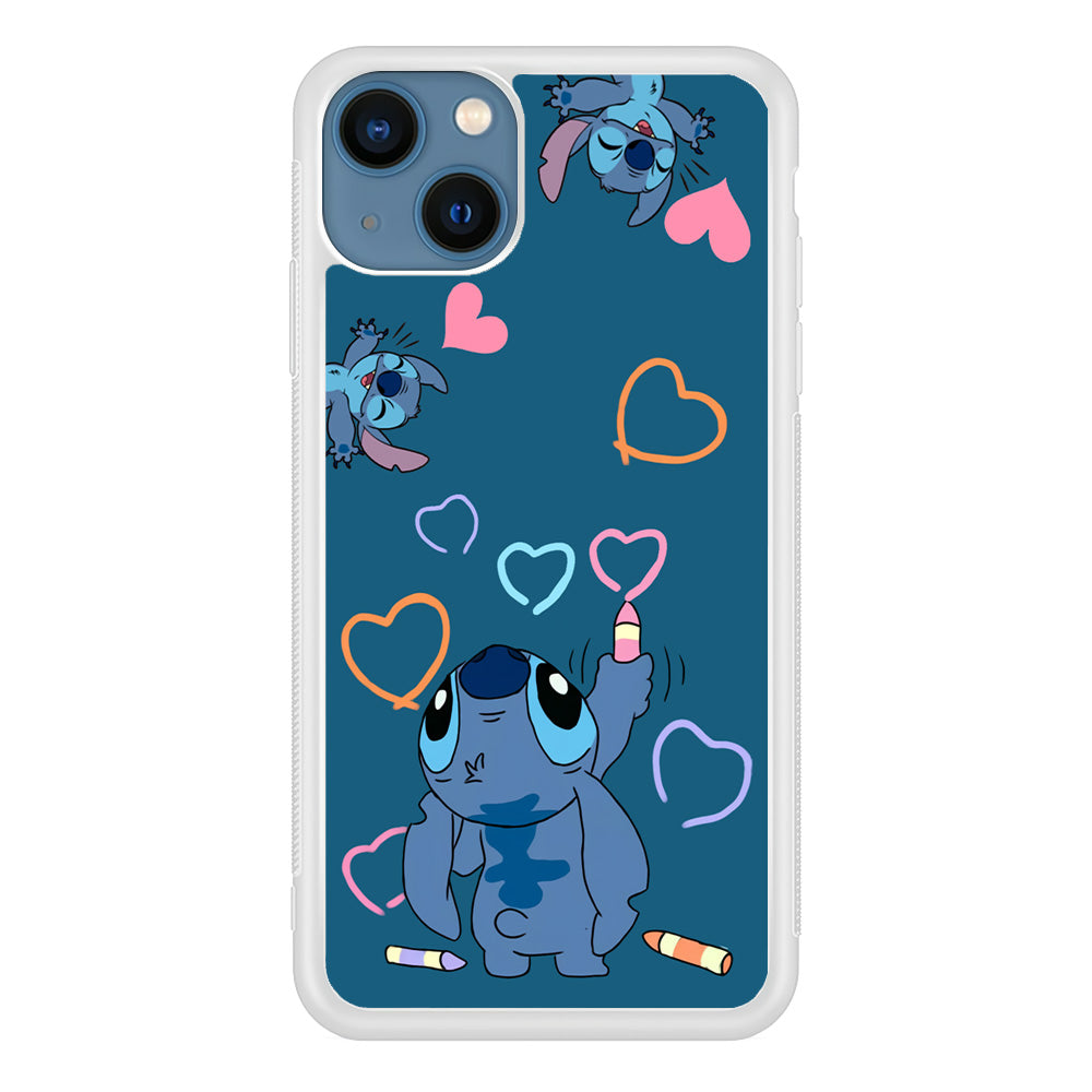 Stitch Drawing Lovely iPhone 13 Case