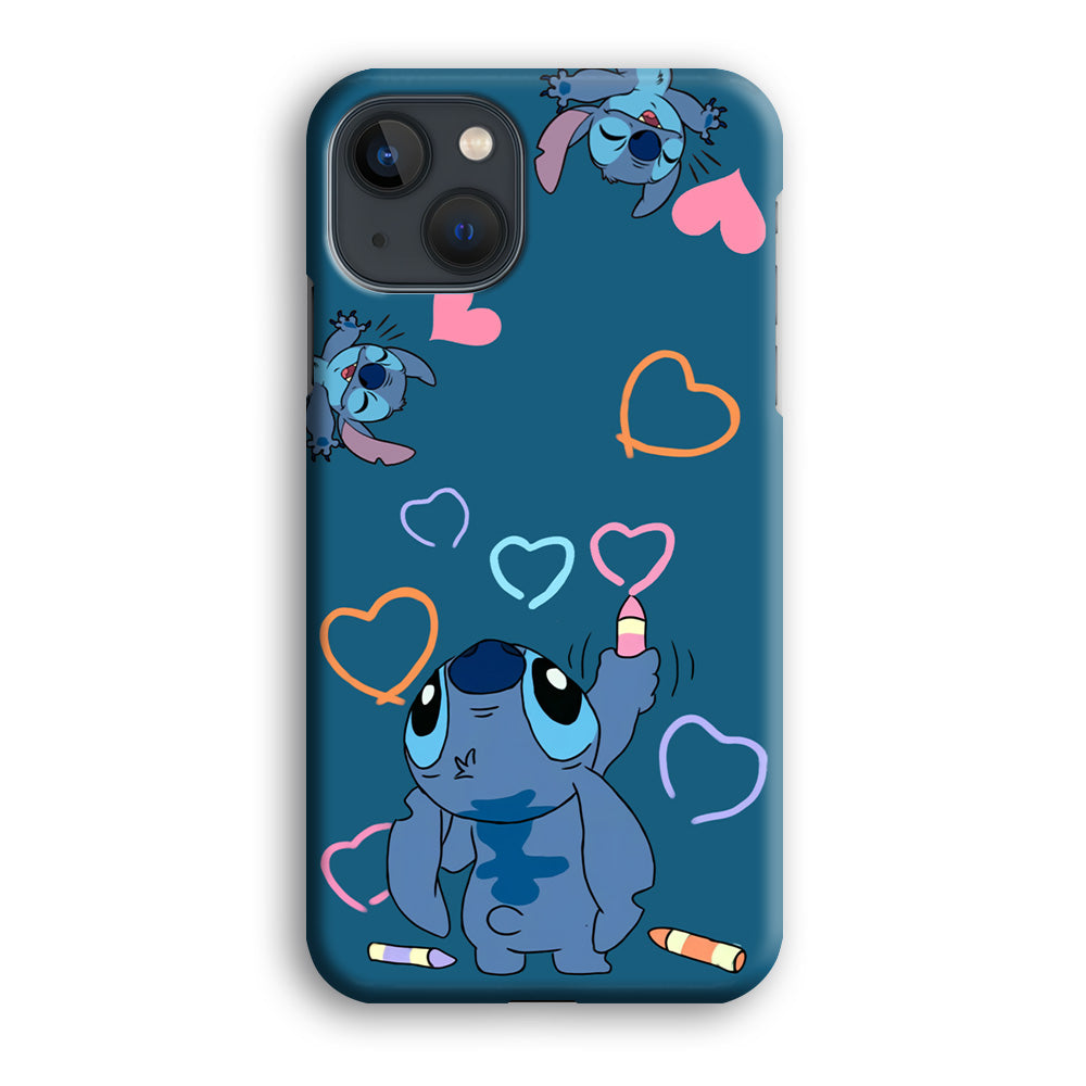 Stitch Drawing Lovely iPhone 13 Case