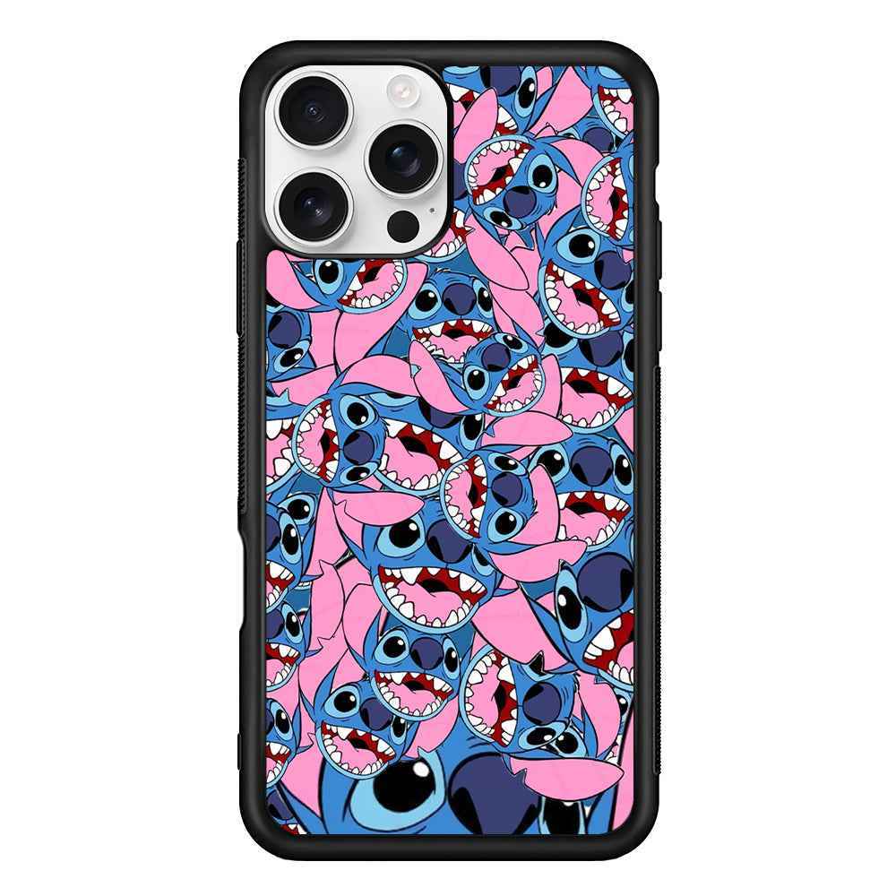 Stitch Laugh Face iPhone 16 Pro Case