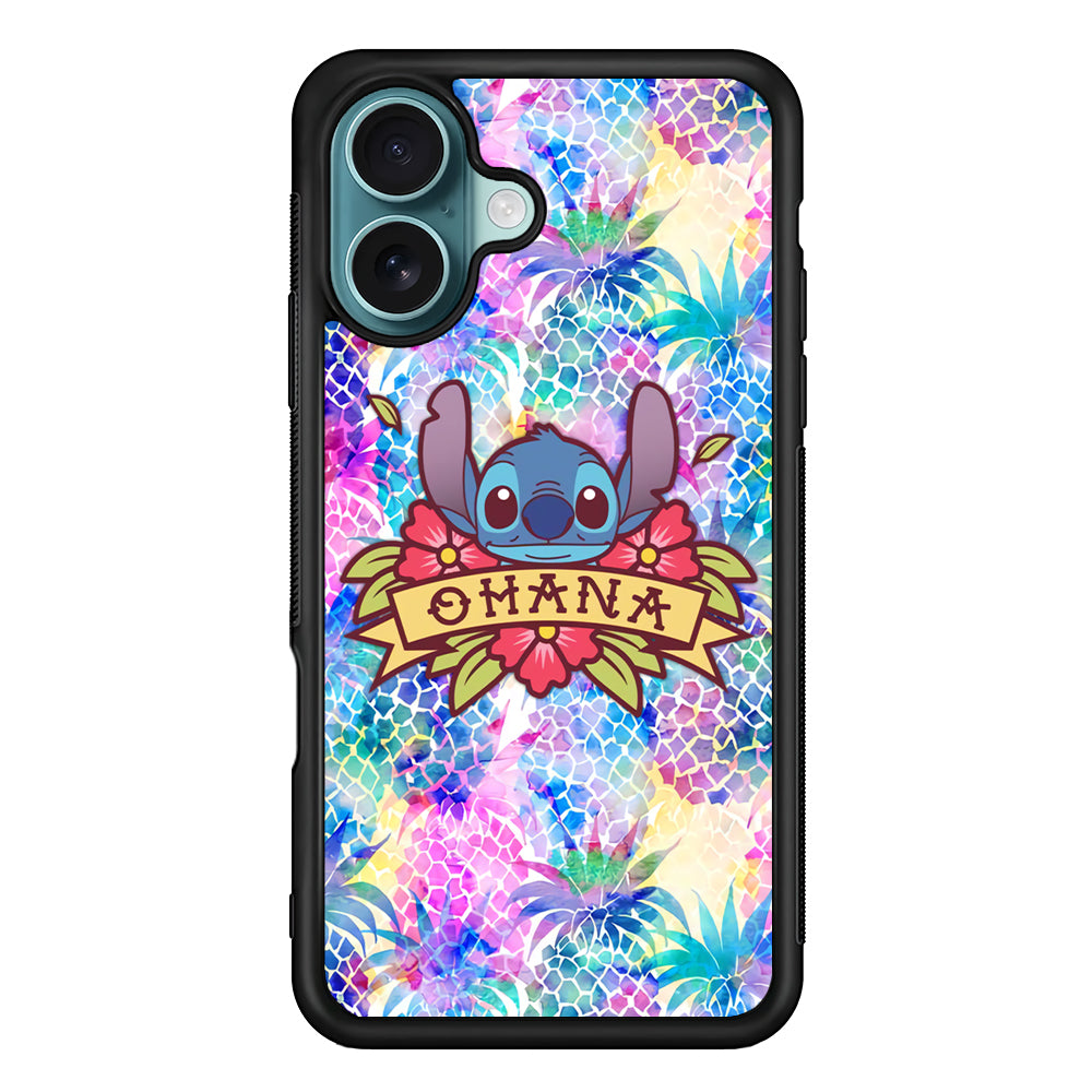 Stitch Ohana on Summer iPhone 16 Case