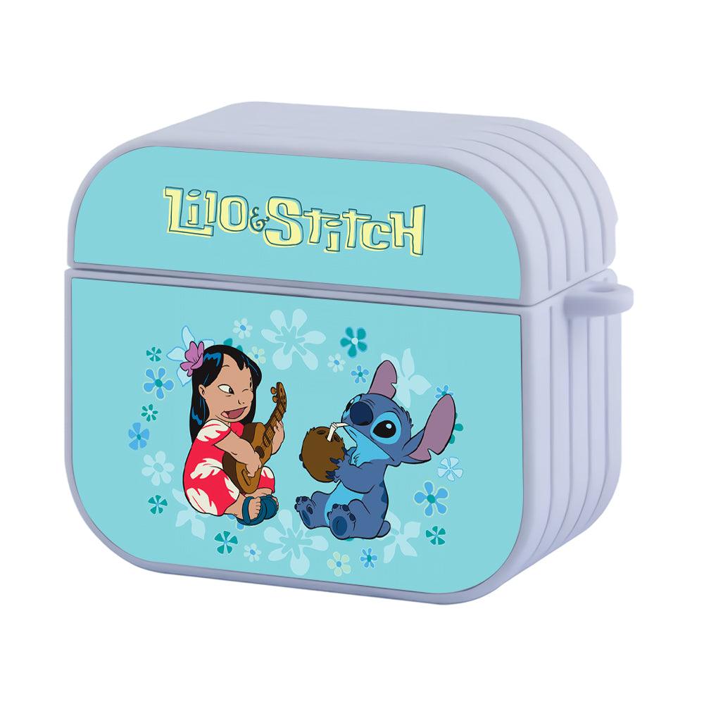 Stitch and Lilo a Day in Plesure Apple Airpods 4 Case White