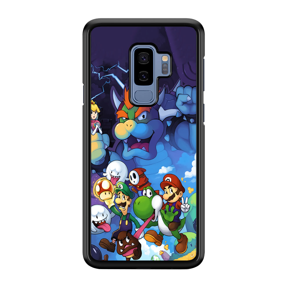 Super Mario Against The King Samsung Galaxy S9 Plus Case