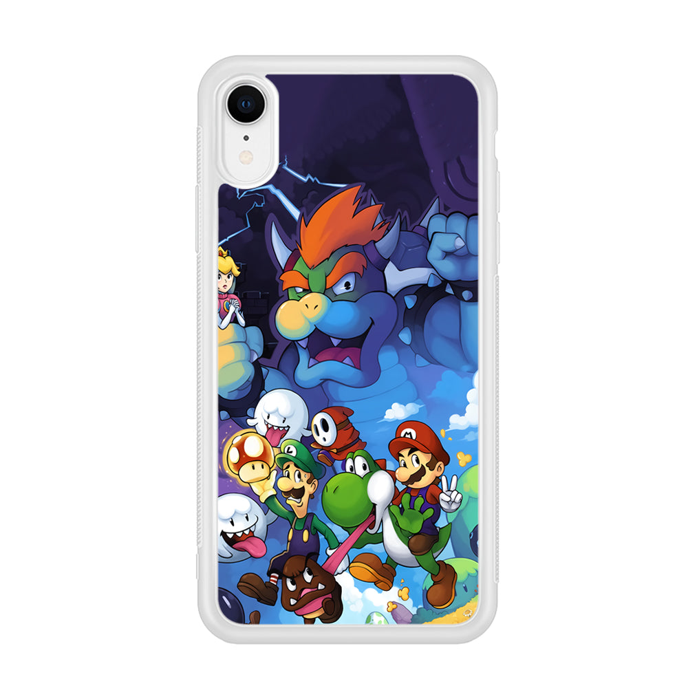 Super Mario Against The King iPhone XR Case