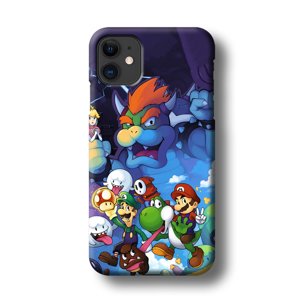Super Mario Against The King iPhone 11 Case