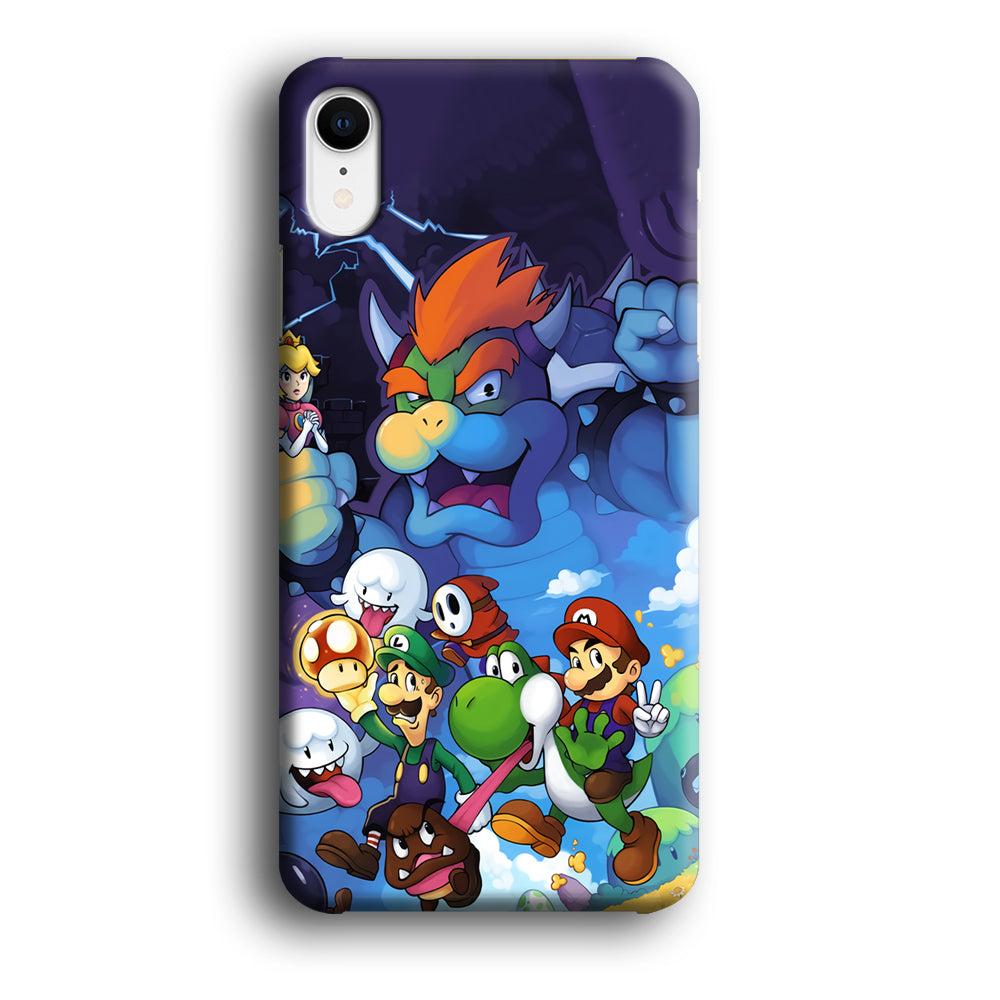 Super Mario Against The King iPhone XR Case