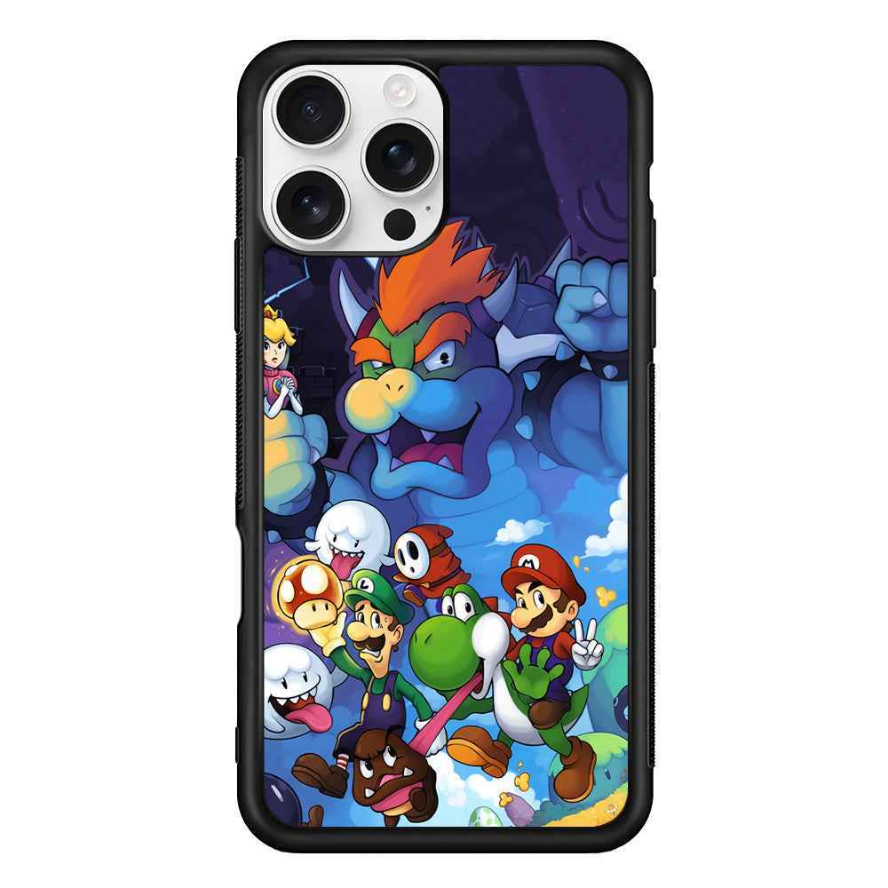 Super Mario Against The King iPhone 16 Pro Case