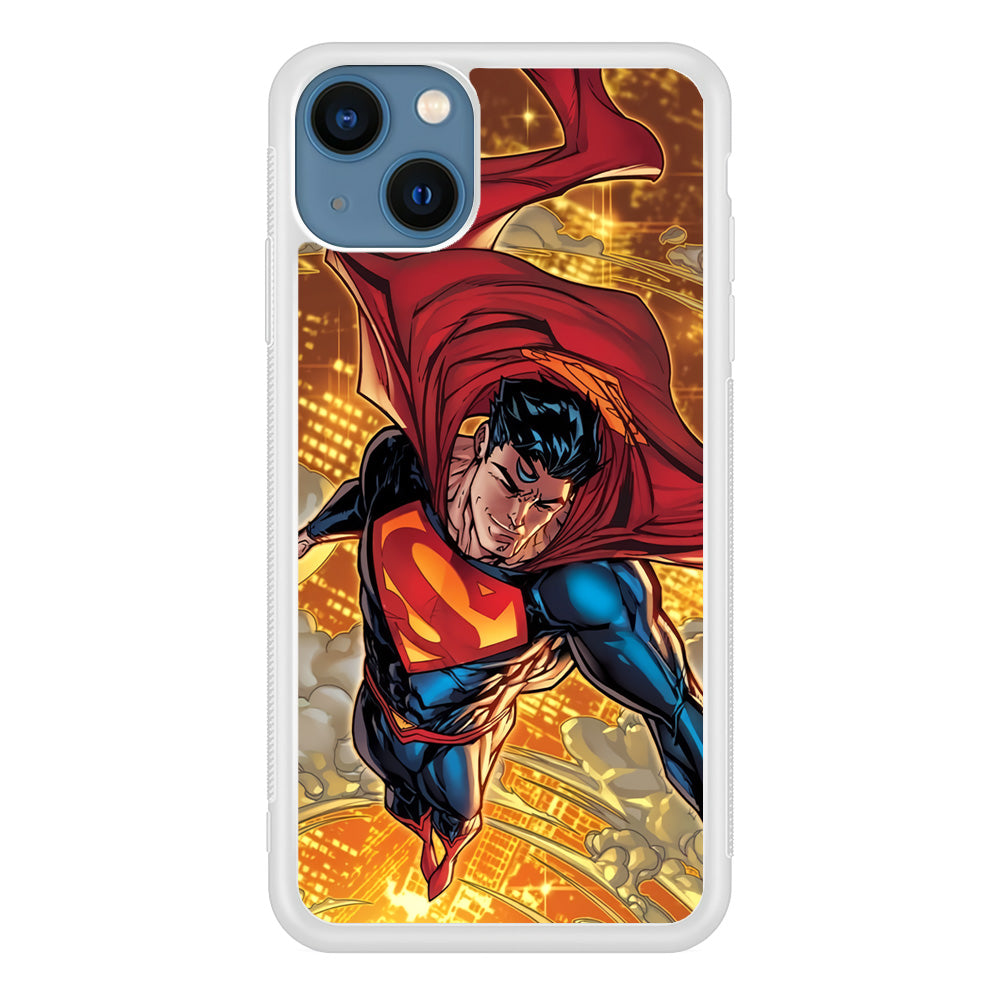 Superman Flying Through The City iPhone 13 Case