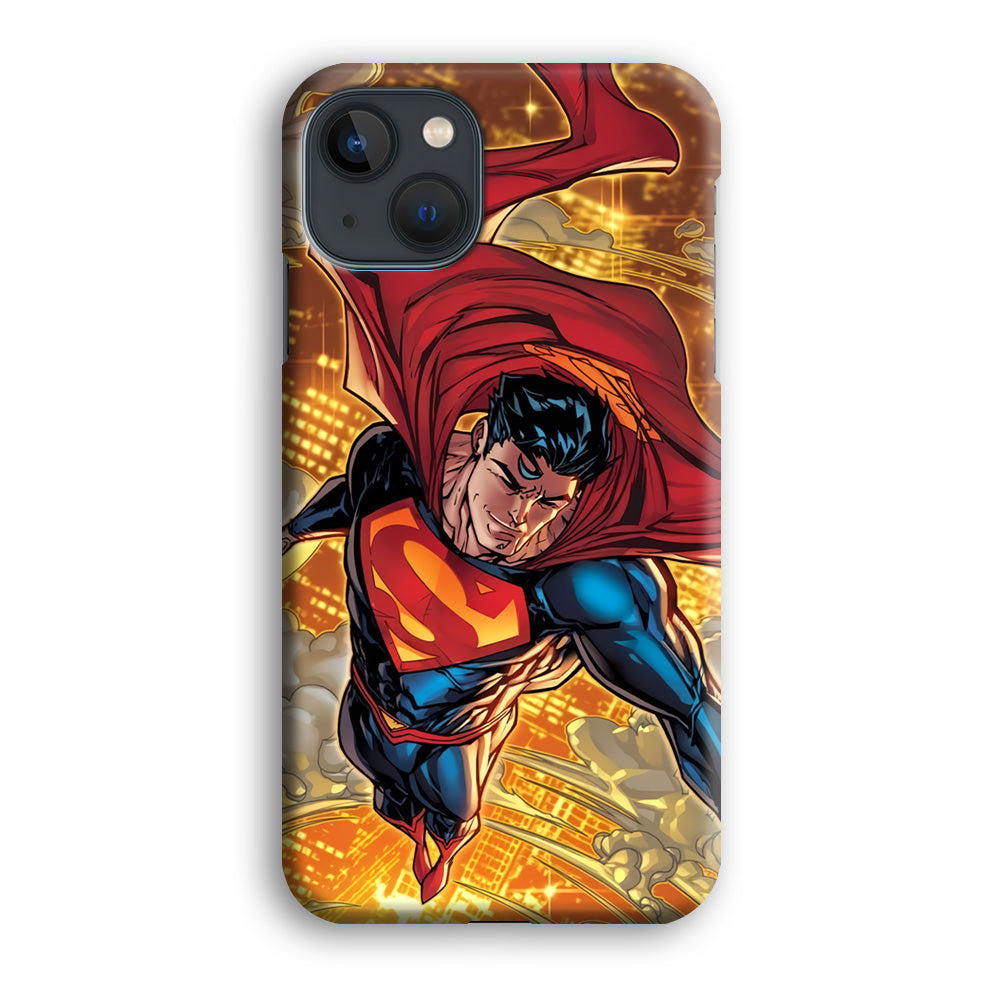 Superman Flying Through The City iPhone 13 Case