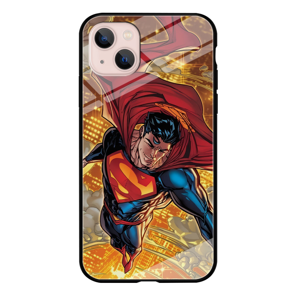 Superman Flying Through The City iPhone 13 Case