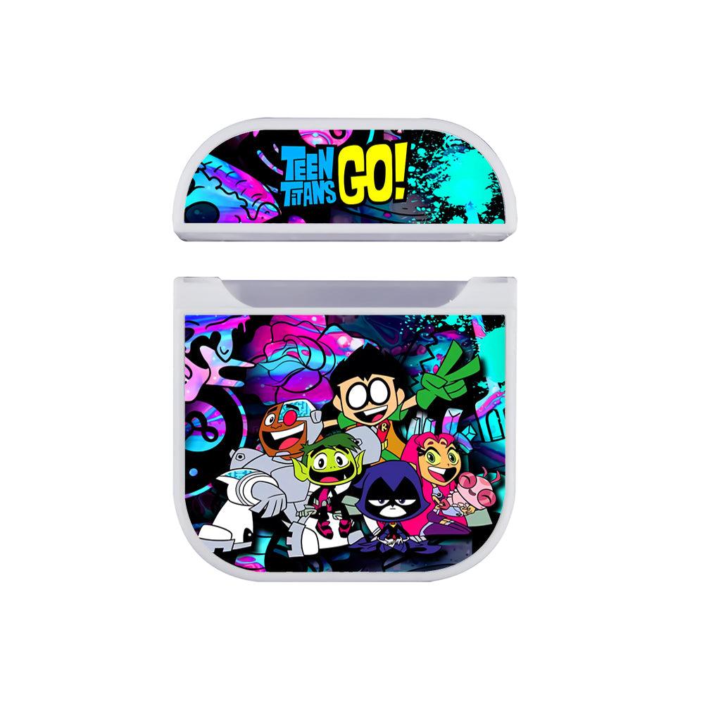 Teen Tiitans After Battle Apple Airpods Case White
