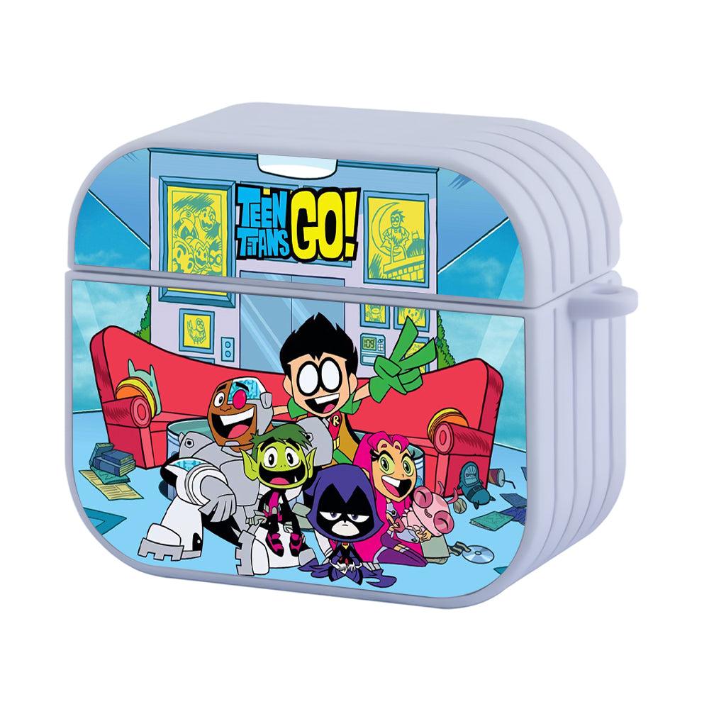 Teen Titans Go Smiles All Over The Room Apple Airpods 4 Case White
