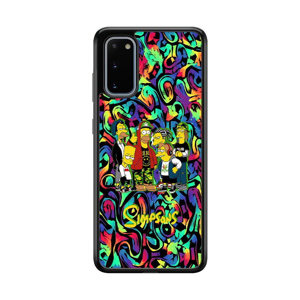 The Simpson Daddy's Squad Samsung Galaxy S20 Case Default Title