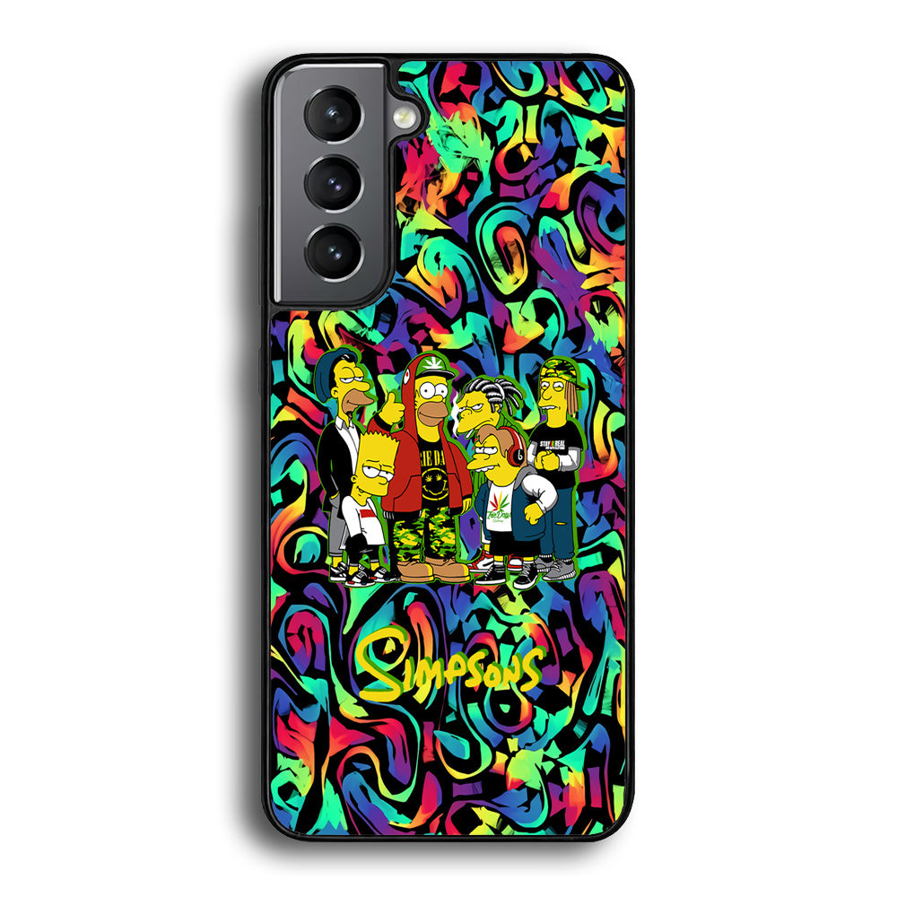 The Simpson Daddy's Squad Samsung Galaxy S21 Plus Case - Carneyforia