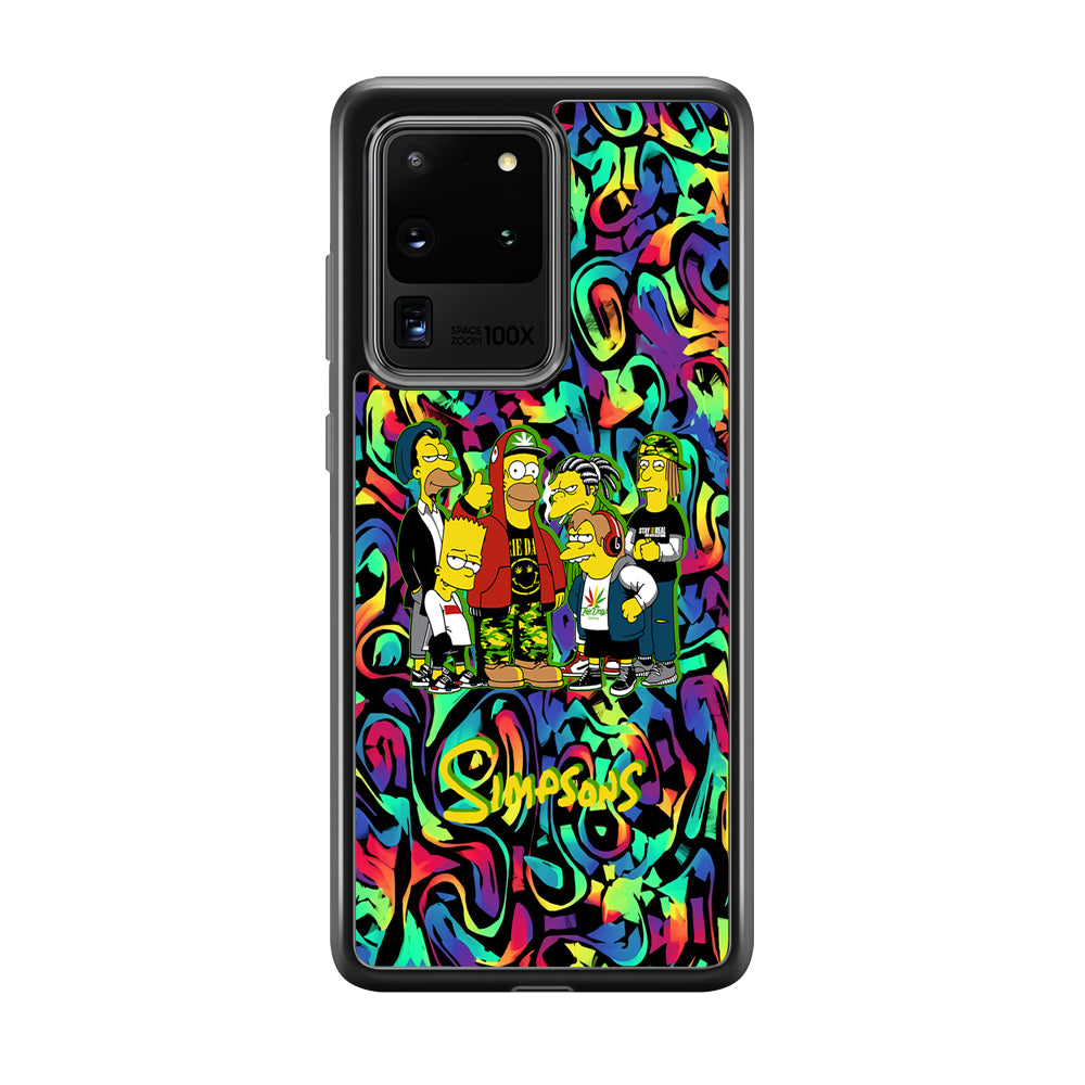 The Simpson Daddy's Squad Samsung Galaxy S20 Ultra Case