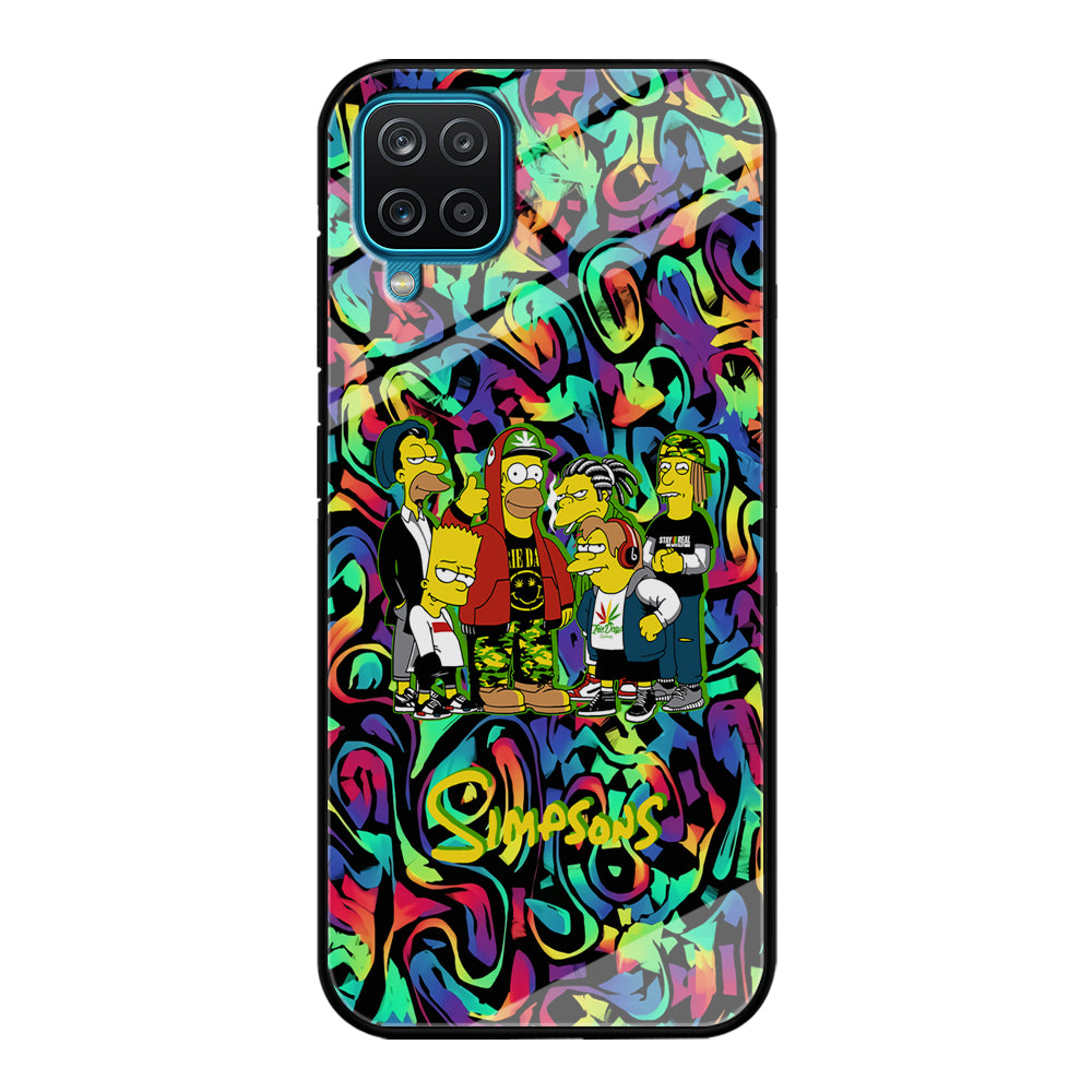 The Simpson Daddy's Squad Samsung Galaxy A12 Case
