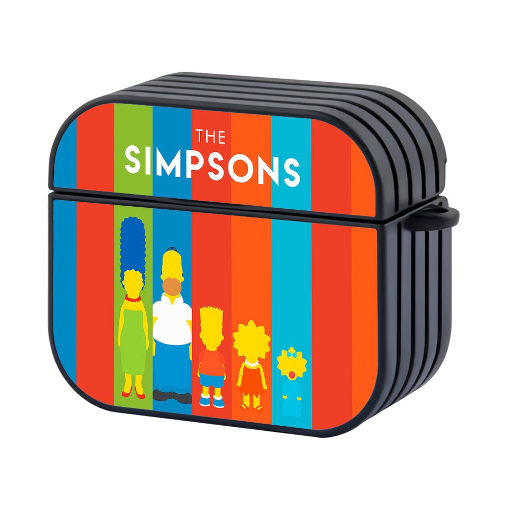 The Simpsons Colorful Background Apple Airpods 4 Case