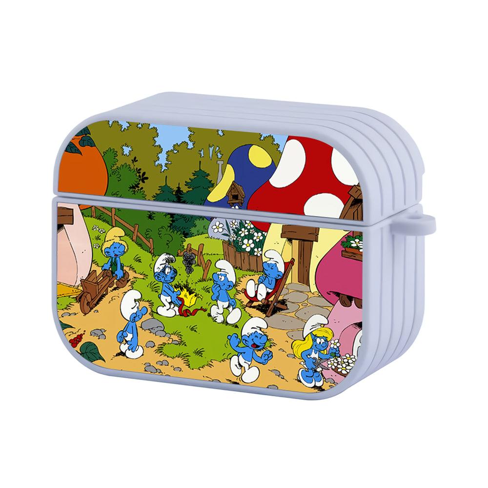 The Smurfs Another Enjoyment at The Village Apple Airpods Pro 3 Case-White-Carneyforia
