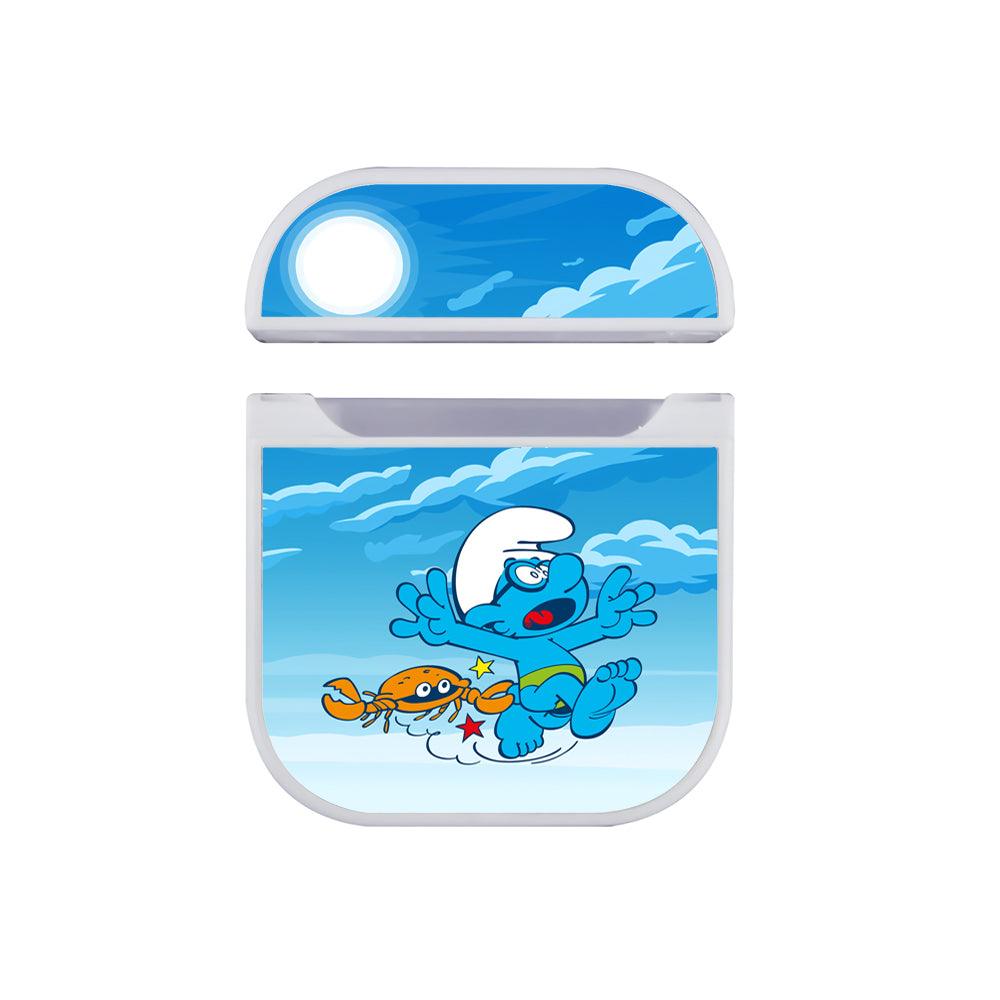 The Smurfs Grabbed and Ran Apple Airpods Case White