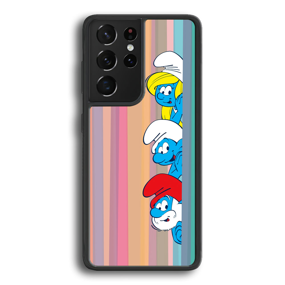 The Smurfs Ready to Movement Samsung Galaxy S21 Ultra Case - Carneyforia