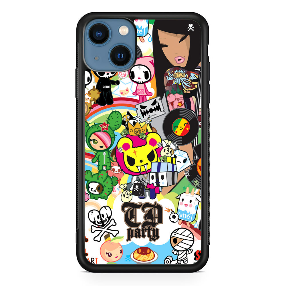 Tokidoki Milky Party iPhone 14 Plus Case - Carneyforia