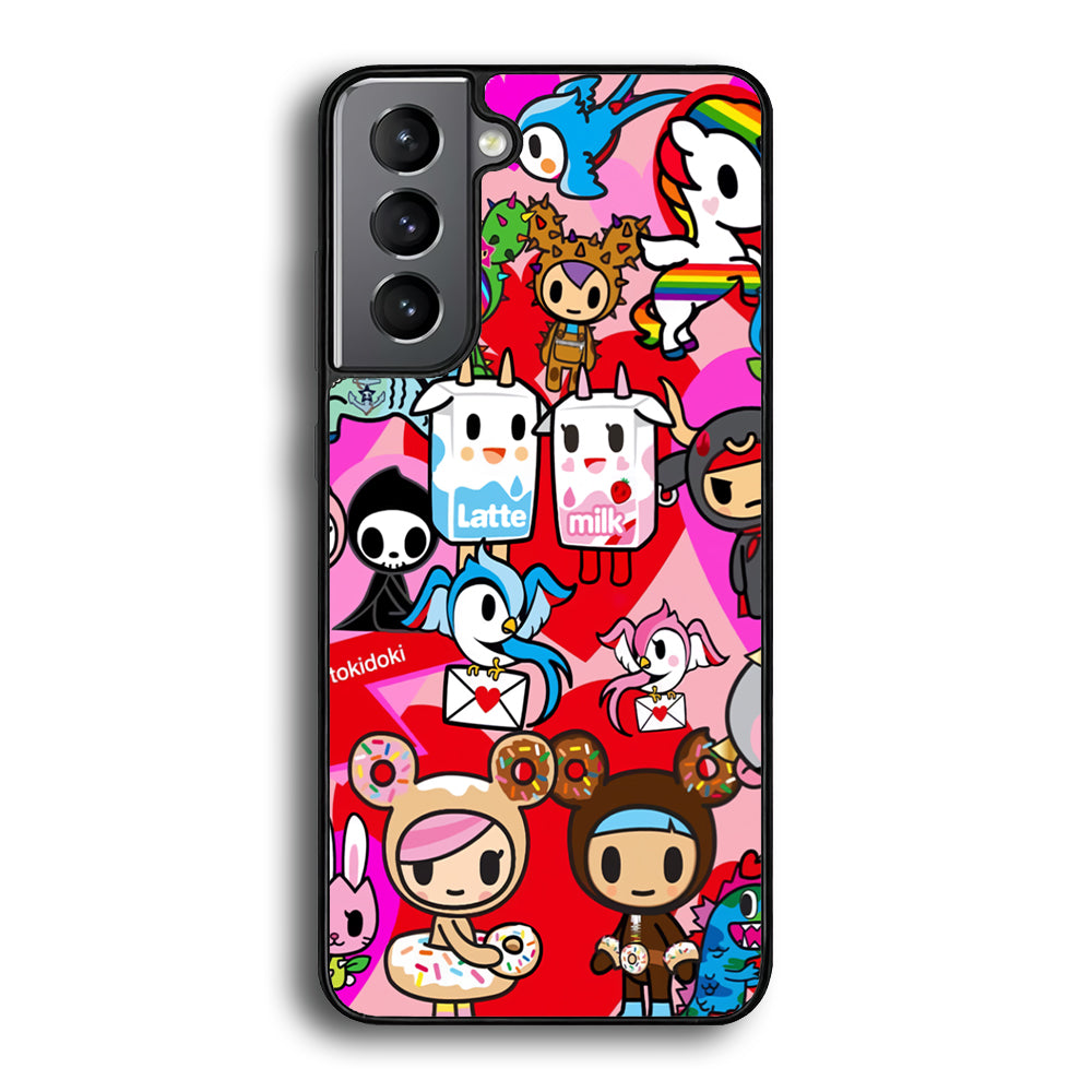Tokidoki Sharing Cheerfulness Samsung Galaxy S21 Plus Case - Carneyforia
