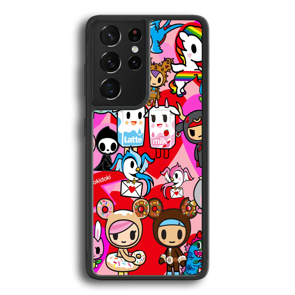 Tokidoki Sharing Cheerfulness Samsung Galaxy S21 Ultra Case - Carneyforia