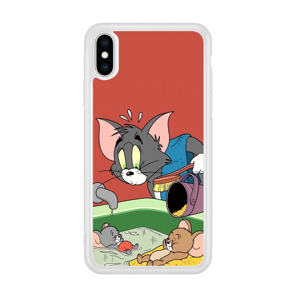 Tom and Jerry Do Not Be Noisy iPhone X Case
