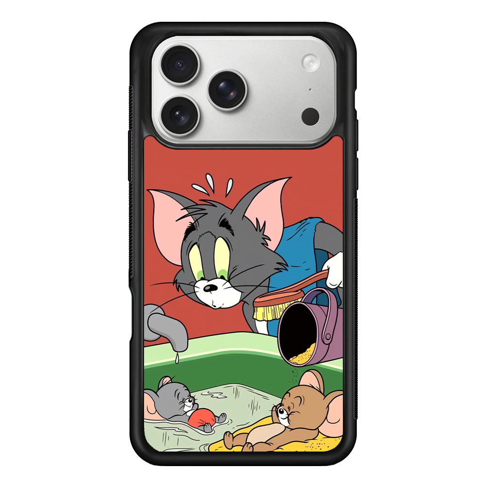 Tom and Jerry Do Not Be Noisy iPhone 17 Pro Case