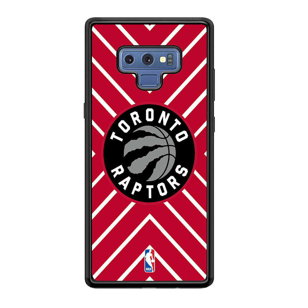 Toronto Raptors Red Shapes Samsung Galaxy Note 9 Case