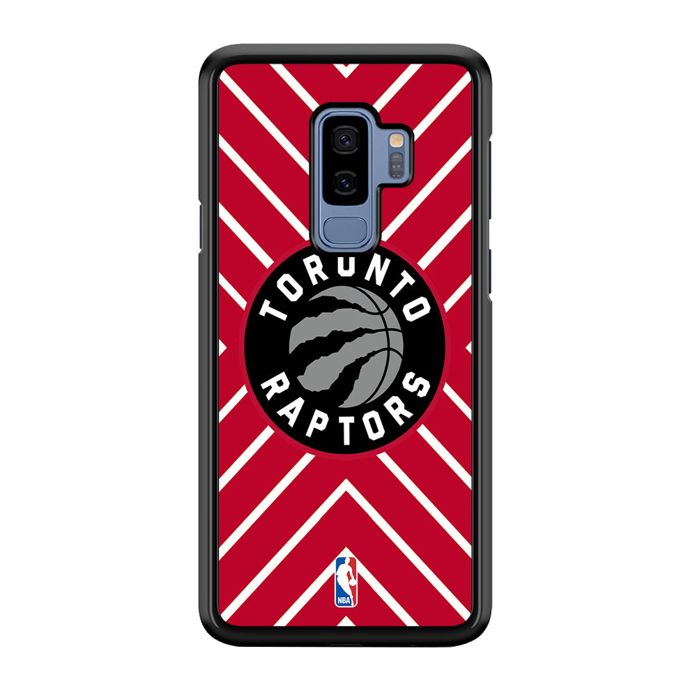 Toronto Raptors Red Shapes Samsung Galaxy S9 Plus Case