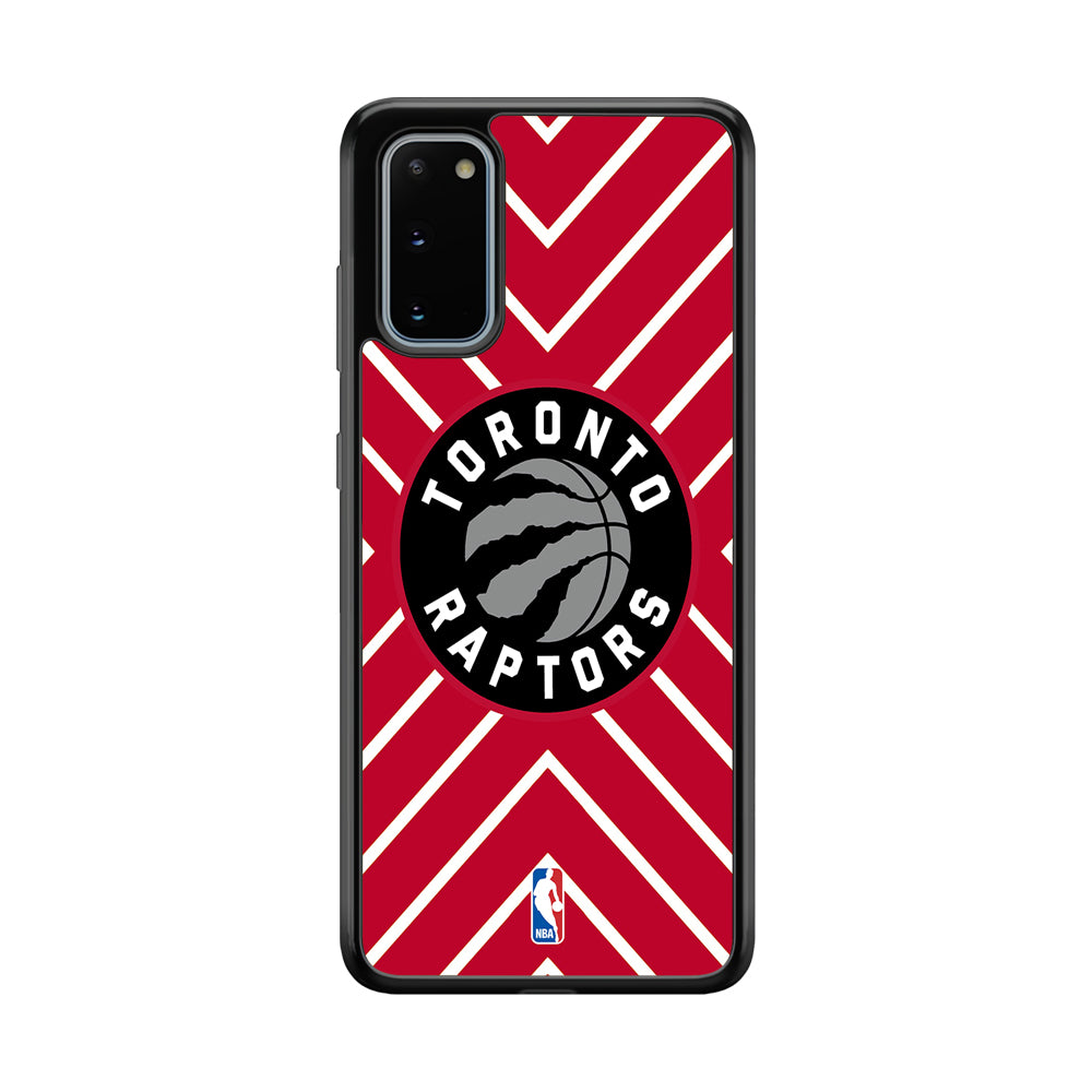 Toronto Raptors Red Shapes Samsung Galaxy S20 Case