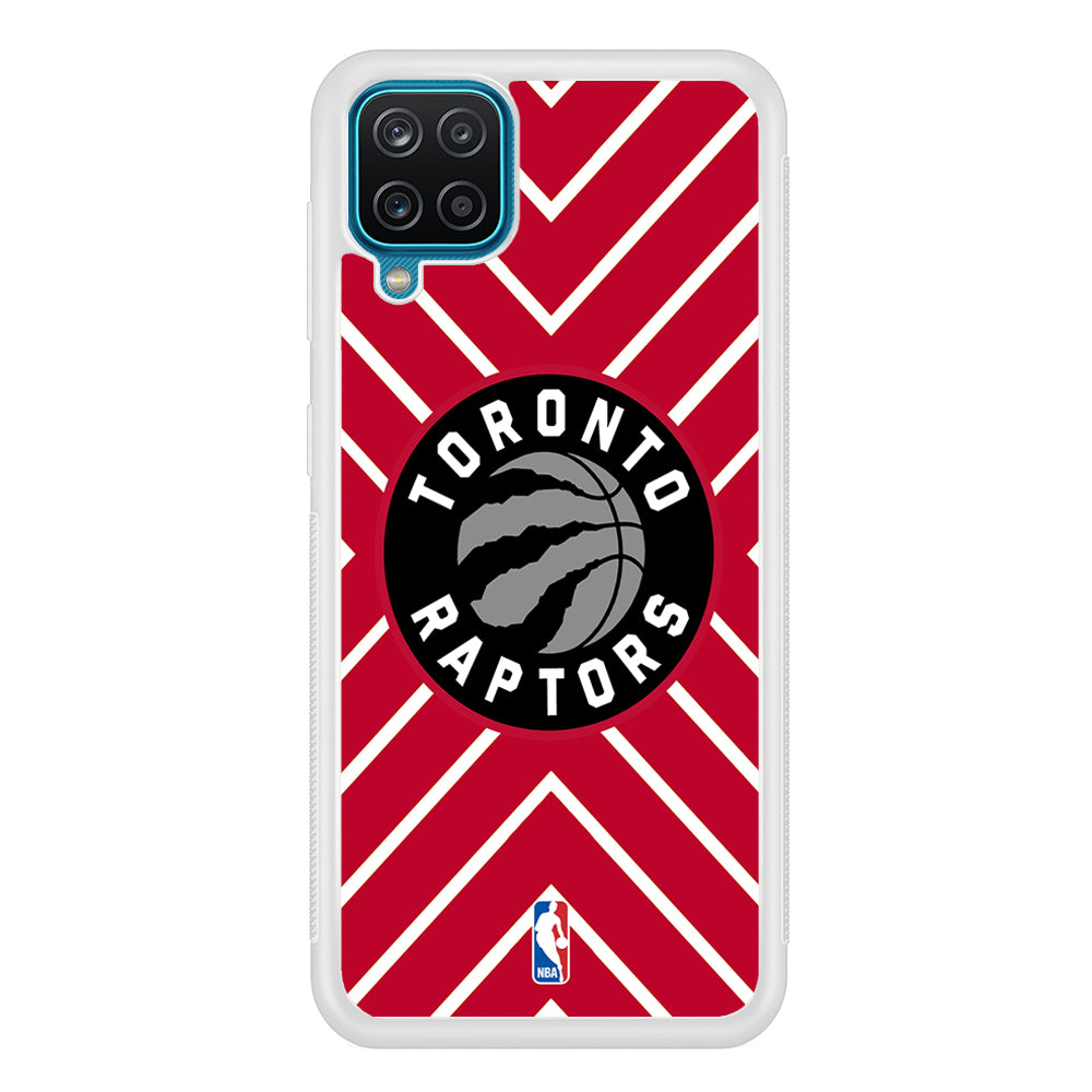 Toronto Raptors Red Shapes Samsung Galaxy A12 Case