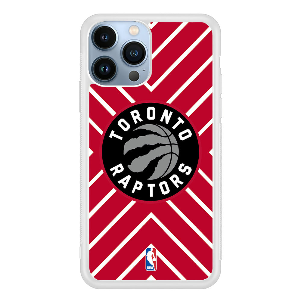 Toronto Raptors Red Shapes iPhone 13 Pro Case