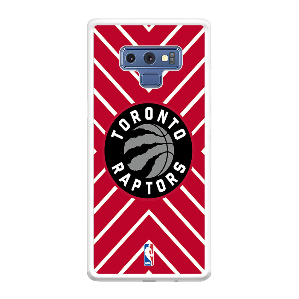 Toronto Raptors Red Shapes Samsung Galaxy Note 9 Case