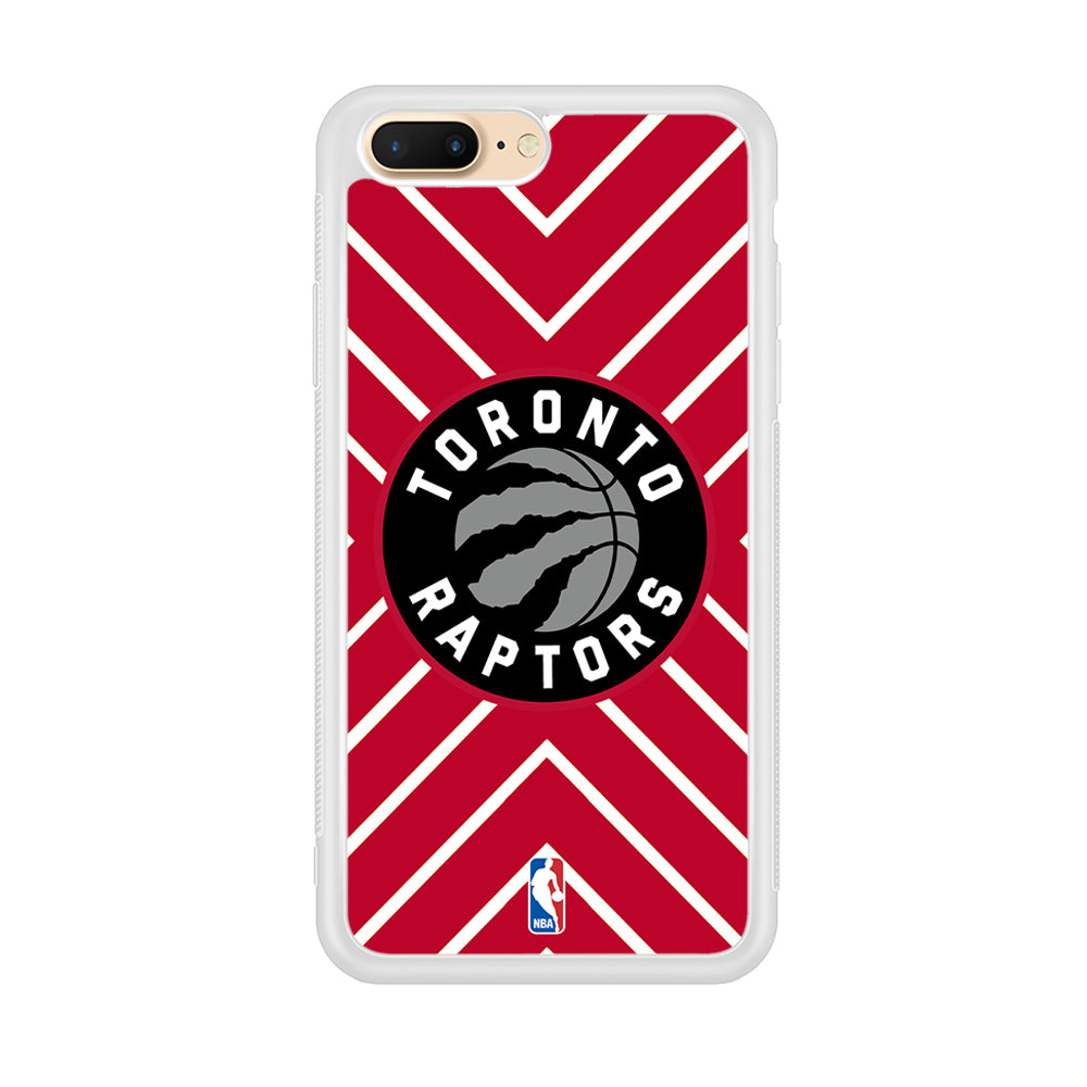 Toronto Raptors Red Shapes iPhone 8 Plus Case